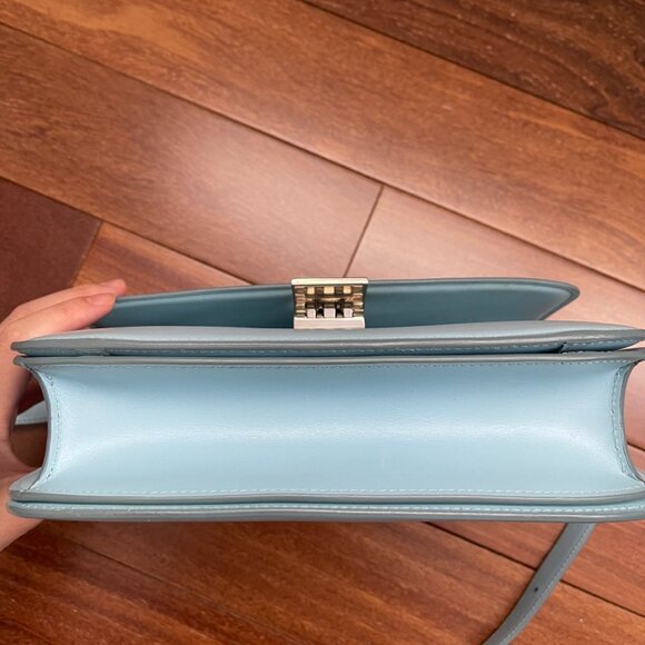 Celine Medium Box Bag in Light Blue - Picture 4 of 9